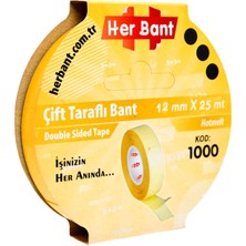 Gen-Of Çift Taraflı Bant 12MMX25M 1 Adet