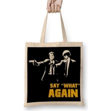 Pulp Fiction Black Bez Çanta Uzun Saplı