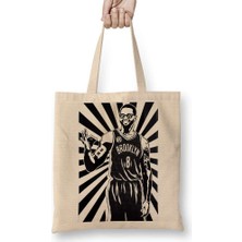 Basketbol Takımı Brooklyn Nets Deron Williams Bez Çanta Uzun Saplı