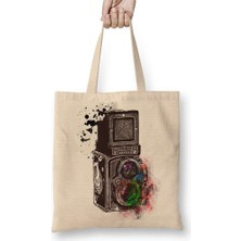 Humuts Fotoğraf Tarihi Fotoğrafçı Foto Bez Çanta Uzun Saplı