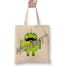 Humuts Mr Robot 02 Bez Çanta Uzun Saplı