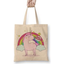 Hello Bitches Bebek Unicorn Bez Çanta Uzun Saplı