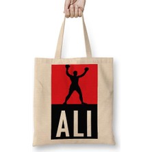 Humuts Muhammed Ali Boks Bez Çanta Uzun Saplı