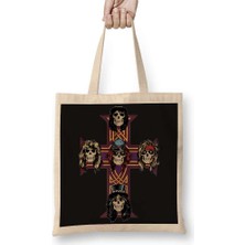 Banda Guns N' Roses Bez Çanta Uzun Saplı