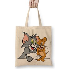 Humuts Tom ve Jerry Bez Çanta Uzun Saplı