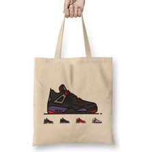 Humuts Air Jordan 3 White Cement Bez Çanta Uzun Saplı