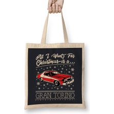 All I Want For Christmas Is A Gran Torino Bez Çanta Uzun Saplı