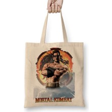 Mortal Kombat Jonny Cage Game Bez Çanta Uzun Saplı