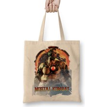 Mortal Kombat Kano Game Bez Çanta Uzun Saplı