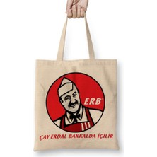 Humuts Çay Erdal Bakkalda Içilir 03 Bez Çanta Uzun Saplı