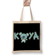 BT21 Koya Bts Bez Çanta Uzun Saplı