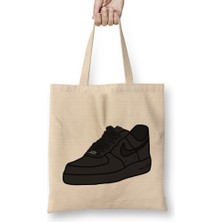 Humuts Air Force 1 Black Air Force Ones Bez Çanta Uzun Saplı