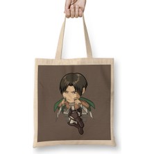 Attack On Titan Chibi Levi 1 Bez Çanta Uzun Saplı