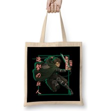 Humuts Attack On Titan Levi Ackerman Shadow Design Bez Çanta Uzun Saplı
