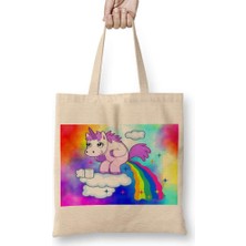 Humuts Unicorn Bez Çanta Uzun Saplı