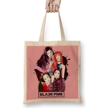 Humuts Black Pink Blackpink Bez Çanta Uzun Saplı