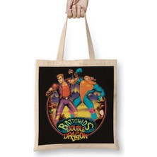 Battletoads Double Dragon Bez Çanta Uzun Saplı