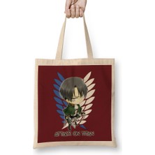 Humuts Attack On Titan Manga Art Levi Ackerman Chibi Bez Çanta Uzun Saplı