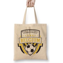Belgium Shield World Football Championship Bez Çanta Uzun Saplı