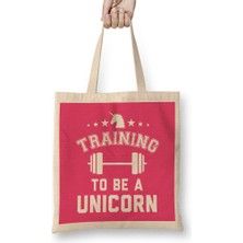Humuts Training To Be A Unicorn Gym Shirt Bez Çanta Uzun Saplı