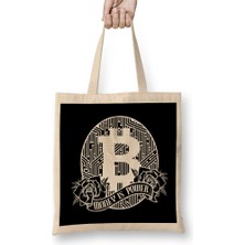 Cryptocurrency Bitcoin Btc Trader Money Is Power Bez Çanta Uzun Saplı