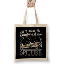 All I Want For Christmas Is A Spitfire Bez Çanta Uzun Saplı