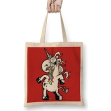 Humuts Zombies Vs Unicorns Zombie Unicorn Bez Çanta Uzun Saplı