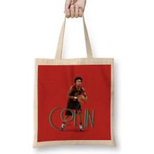 Humuts Collin Sexton Vintage Art - Legend Basketball Gift Bez Çanta Uzun Saplı