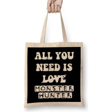 All You Need Is Monster Hunter Bez Çanta Uzun Saplı