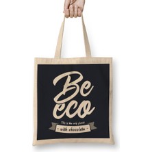 Be Eco This Is The Only Planet With Chocolate Bez Çanta Uzun Saplı