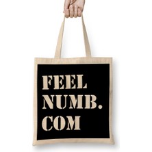 Humuts Feel Numb Dot Com Pink Floyd Amplifiers Bez Çanta Uzun Saplı