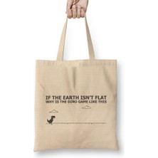 Why Is The Dino Game Like This Flat Earth Bez Çanta Uzun Saplı