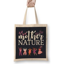 Girl Power Mother Nature Bez Çanta Uzun Saplı