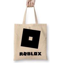 Roblox Box White 01 Bez Çanta Uzun Saplı