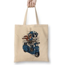 Skull Scooter Bez Çanta Uzun Saplı