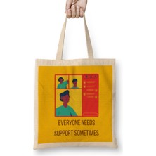 Humuts Mental Health Is Health Bez Çanta Uzun Saplı