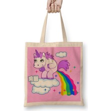 Humuts Unicorn 01 Bez Çanta Uzun Saplı