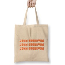 Humuts John Stockton- Basketball Gifts Vintage Retro Rainbow Quotes For Boys And Dad Bez Çanta Uzun Saplı