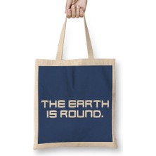 The Earth Is Round Bez Çanta Uzun Saplı