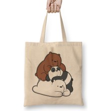 Humuts We Bare Bears 015 Bez Çanta Uzun Saplı