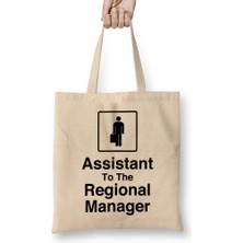 Humuts The Office Assistant To The Assistant To The Regional Manager White Bez Çanta Uzun Saplı