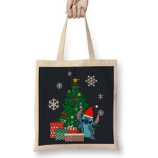 Humuts Stitch Christmas Tree Lilo And Stitch Bez Çanta Uzun Saplı