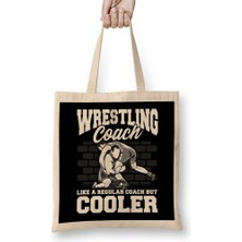 Humuts Wrestling Coach Like A Regular Coach But Cooler Bez Çanta Uzun Saplı