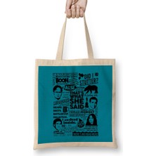 Humuts The Office Assistant To The Regional Manager White Bez Çanta Uzun Saplı