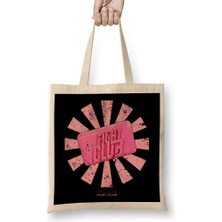 Humuts Fight Club Retro Japanese Bez Çanta Uzun Saplı