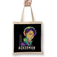 Attack On Titan Levi Ackerman In Pop Art Bez Çanta Uzun Saplı