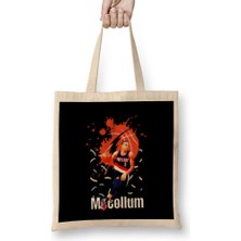 Humuts Cj Mccollum Vintage Art - Legend Basketball Gift Vintage Retro Style Bez Çanta Uzun Saplı