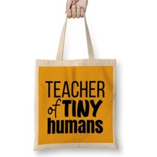Teacher Gift-Learning Inspire-Science Student School Inspirational  Women Men Bez Çanta Uzun Saplı