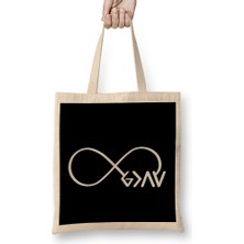 Humuts Christian God Is Greater Than Highs And Lows Infinity Bez Çanta Uzun Saplı