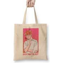 Boy With Luv Bts Park Jimin 01 Bez Çanta Uzun Saplı